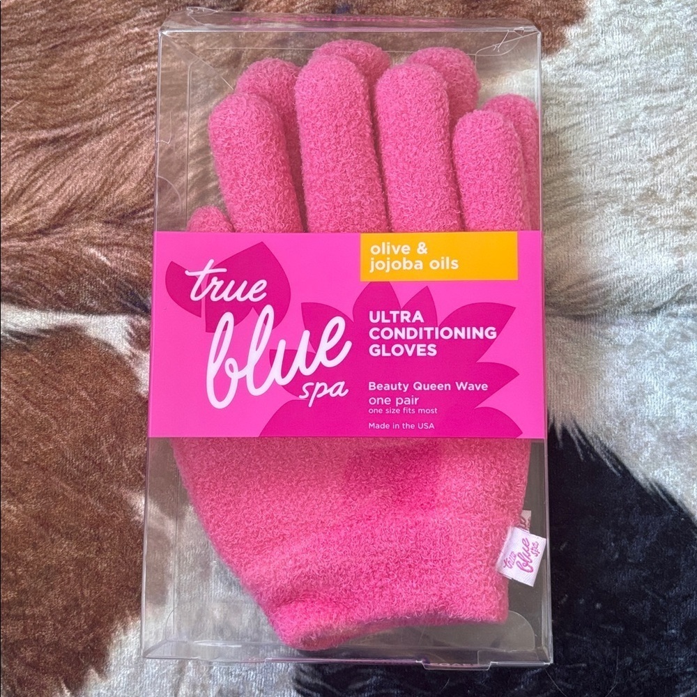 Brand New True Blue Spa Vintage Bath & Body Works Ultra Conditioning Gloves Pink